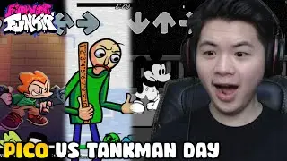 PICO VERSUS TANKMAN! PAK GURU BALDI KEMBALI.. MICKEY SEMAKIN HOROR!! | Friday Night Funkin