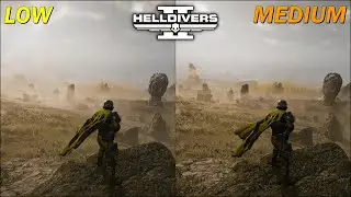 Helldivers 2 Medium VS Low Settings | RTX 3080