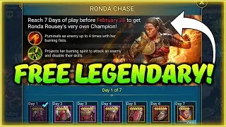 🚨New🚨 Free Strong Legendary Champion For Everyone!! Raid Shadow Legends Ronda Rousey