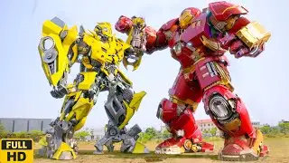 Iron Man vs Bumblebee (Transformers) - Avengers Age of Ultron 
