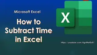 How to Subtract Time in Excel | Calculate Time Difference in Excel