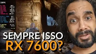 RX 7600 NO GOD OF WAR RAGNAROK E RYZEN 3500X EM 1080p, 2K e 4K NO ULTRA