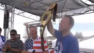 Joey Chestnut takes down 57 hot dogs in just 5 minutes & wins a 4v1 eating competition 🌭 | ESPN