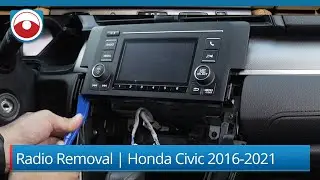 Honda Civic 2016 2021 Radio Removal