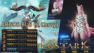 Argos 2 player Bus (Remaining Energy Deathblade + Reflux Sorceress) - 25Min Deathless Run - Lost Ark