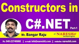 Constructors in C#.NET Part 1 | C#.NET Tutorial | Mr. Bangar Raju