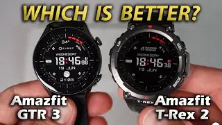 Amazfit GTR 3 vs Amazfit T-Rex 2  |  Which is better?