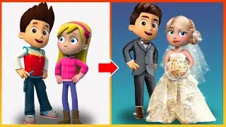 Ryder Paw Patrol And Katie Paw Patrol Get Married - Paw Patrol The Glow Up