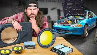 Installing a Sound System in our Civic (while it’s broken)