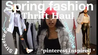 spring fashion thrift haul