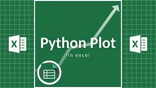 Python Plot in Excel‼️ #excel