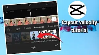 Capcut velocity tutorial || Capcut video editing