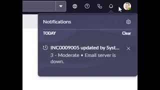 Notifications in the bell icon in ServiceNow Next Experience (Provider notifications)