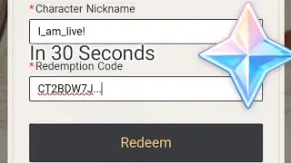 Redeem Genshin Impact CODES