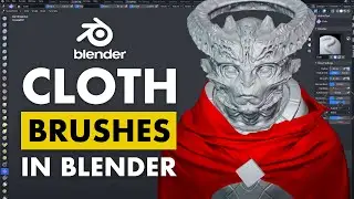 Using Cloth Brushes in Blender to Enhance your Clothing