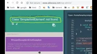 Fix php error Class 'SimpleXmlElement' not found
