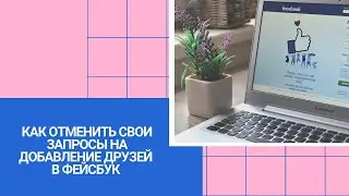 Как отменить свои запросы на добавление друзей в Фейсбуке