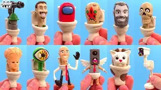 All Skibidi Toilet with Clay 🚽 Morphs Roblox | Roman Clay
