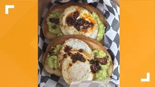 Tasting Savoy Truffle's burritos for Lancaster City Restaurant Week