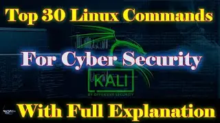 Top Popular 30 Kali Linux commands Cybersecurity and ethical hacking