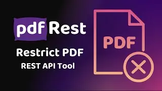pdfRest Restrict PDF - REST API Tool