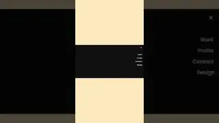 [#Shorts] Full Screen Overlay Navigation Bar Using GSAP | HTML CSS And GSAP