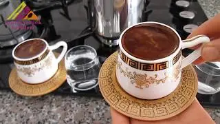 Türk Kahvesi Nasıl Yapılır? Bol Köpüklü Türk Kahvesi how to make turkish coffee? bon appetit