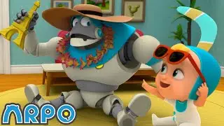 ARPO's Summer Sleepover! | ARPO | Educational Kids Videos | Moonbug Kids