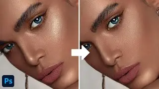 How to remove highlight from face in photoshop | Photoshop tutorial