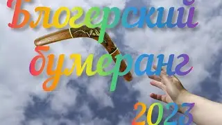Блогерский бумеранг 2023 ​долетел до меня / много неожиданного и интересного /