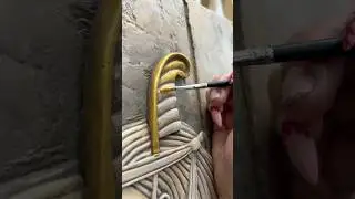 Сделала с первого раза! Богиня Маат. Барельеф. 