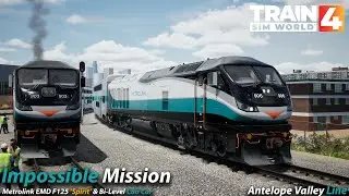 Impossible Mission : Antelope Valley Line : Train Sim World 4 [4K 60FPS]