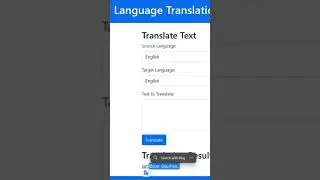 Translate Any Language with Flask in Seconds!