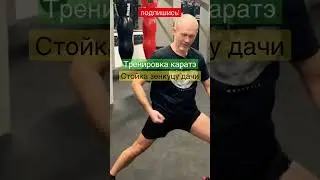 Изучаем стойки каратэ и укрепляем ноги! Зенкуцу дачи #mma #karate