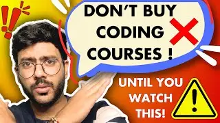 ❌ Don't Buy Coding Courses Until You See This! (Save Money & Learn Faster) - Free vs Paid Courses