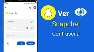 Cómo ver la contraseña de Snapchat || Cómo averiguar mi contraseña de Snapchat