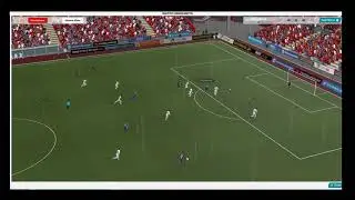 Magnificent Goal from Midfield run on FM 2020 at Euro Cup!