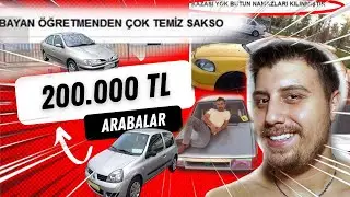 200 BİN TL YE ALINABİLECEK ARABALAR UCUZ 2.EL ARABALAR