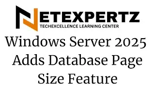 Adds Database Page Size Feature in Windows Server 2025