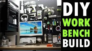 Building a CUSTOM Workbench for DIY Projects!🛠️