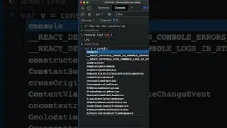 Shorten the console log 