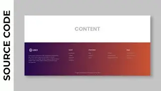 Responsive Footer Design using CSS Flexbox | Footer HTML CSS