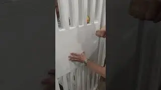 Монтаж перегородки из реек. В зоне ТВ с розетками.