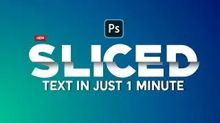 Sliced Text Effect | Photoshop Tutorial 2023