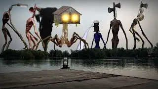 Siren Head / Siren Head House / Siren Head Traffic Light Head  / Siren Head Wood  in real life