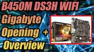 $70 Motherboard Gigabyte B450M DS3H WIFI Opening & Review 2022