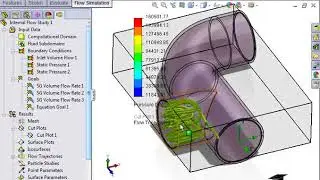 Flow Trajectories and XY Pl In SolidWorks