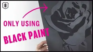 Painting with BLACK PAINT ONLY! (Using Black 3.0)