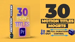 GET PROFESSIONAL MOTION TITLES FOR FREE - Motions Title Pack