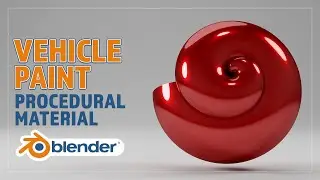 CREATE A PROCEDURAL VEHICLE PAINT MATERIAL FOR BLENDER